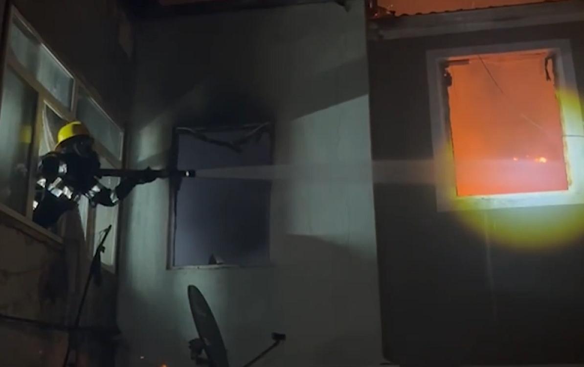 Nərimanovda ev yandı - 