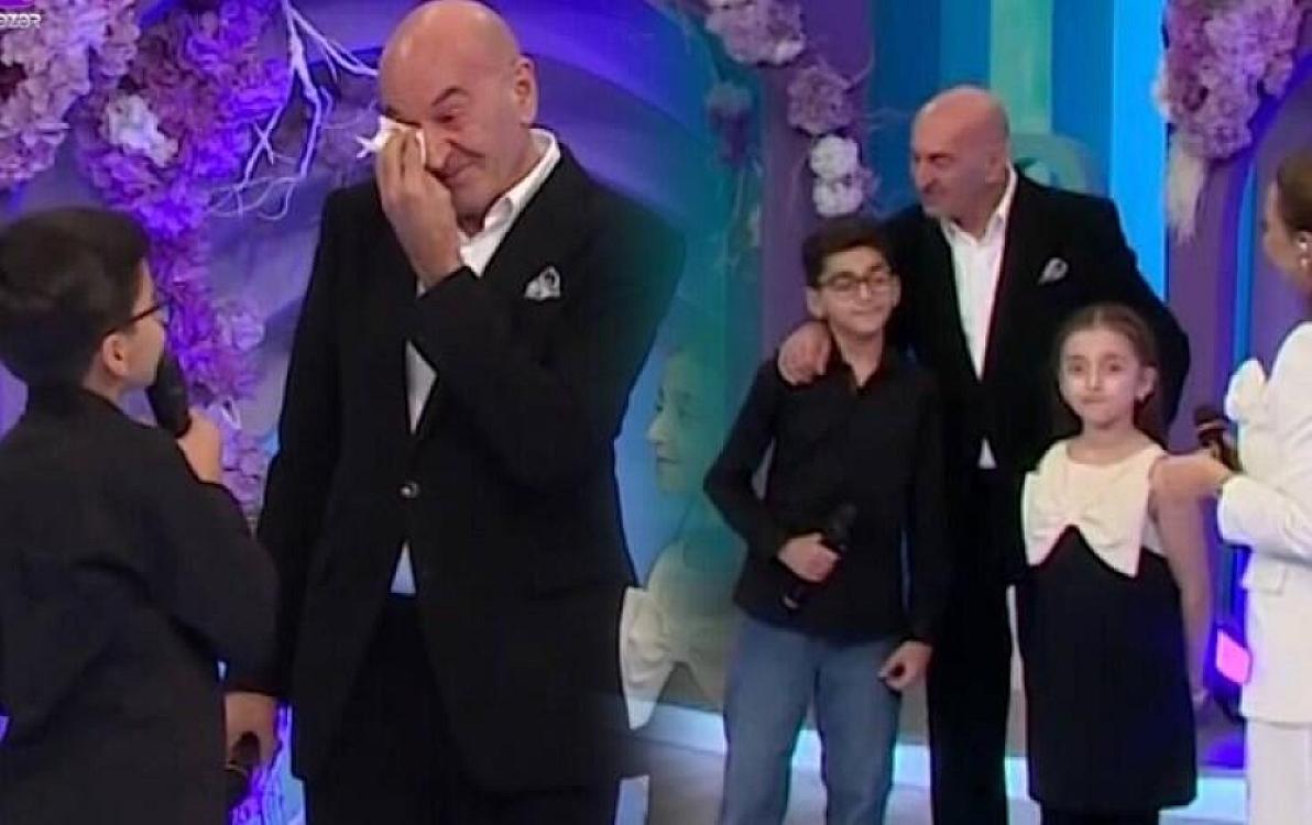 Xalq artisti efirdə ağladı