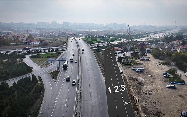 Xüsusi hərəkət zolağı Heydər Əliyev prospektinədək