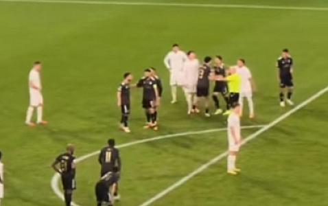 “Qarabağ”- “Napoli” oyununda gərgin anlar 