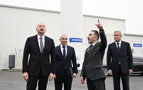 Prezident açılışda - 