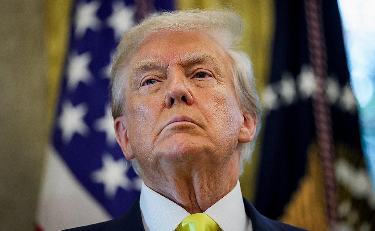 Trampdan ona verilən suala reaksiya: 