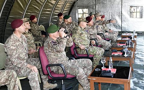 General xüsusi təyinatlıların birgə təlimini izlədi - 