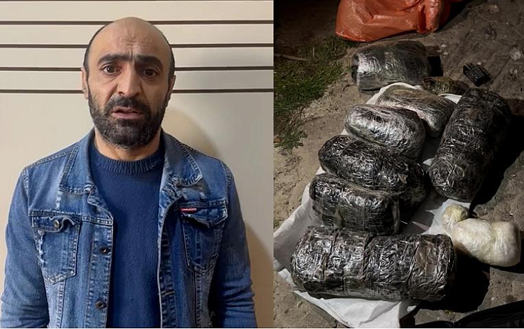 Qaradağda narkokuryerdən 11 kq narkotik götürüldü - 