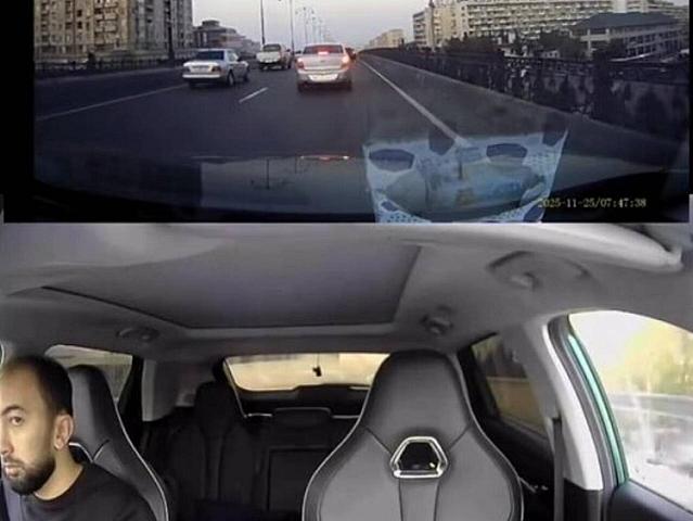 Bakıda Çin maşınının təhlükəsizlik funksiyası qəzaya səbəb oldu - 