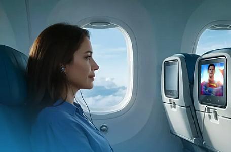 AZAL-ın təyyarələrində multimedia əyləncə sistemi 