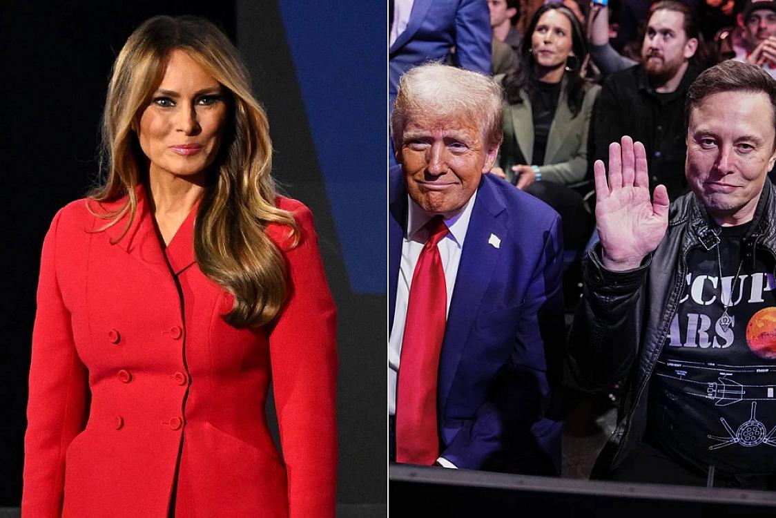 Melaniya Tramp və İlon Mask 