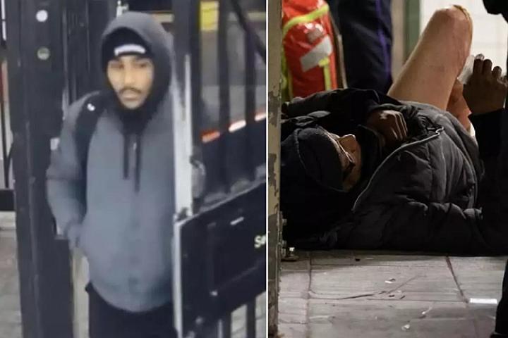 Metroda DƏHŞƏT: Yuxuya gedən adamı yandırıb qaçdı - 