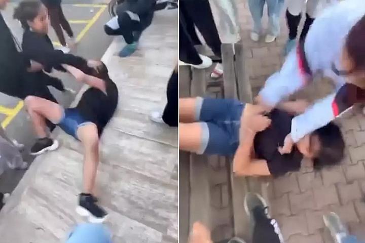 Orta məktəbdə DƏHŞƏT: 11 nəfər şagirdə vəhşicəsinə hücum etdi - 