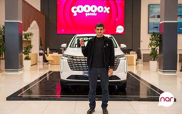 “Nar”ın “Çoox Şanslı” lotereyasında 6-cı avtomobil sahibini tapdı!