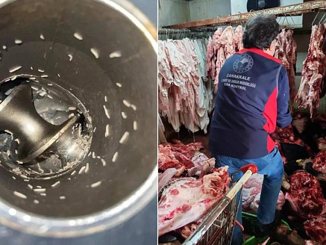 Ət maşınlarını qurd basıb - İyrənc görüntülər - 