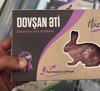 Marketlərdə dovşan əti satılır - 