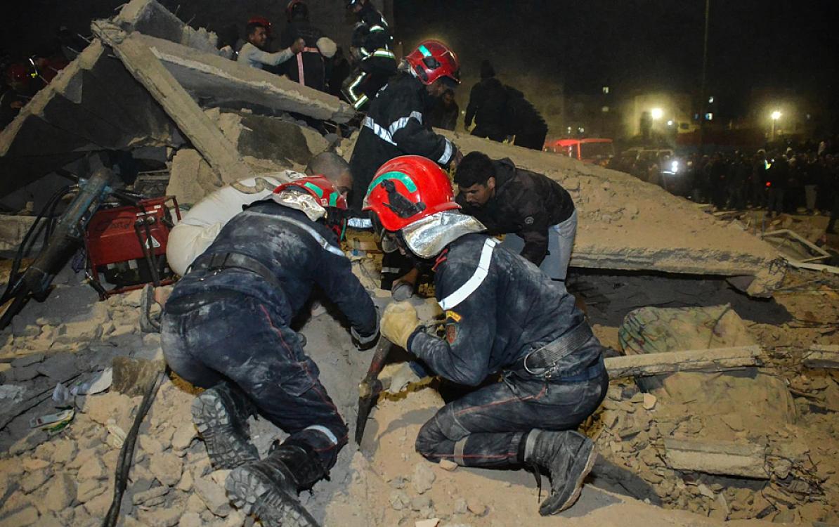 Mərakeşdə iki bina çökdü, 