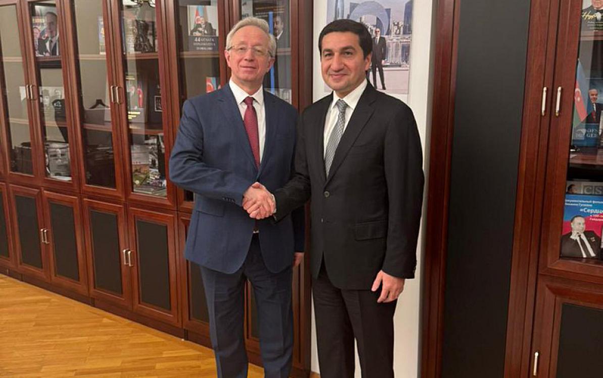 Hikmət Hacıyev Lavrovun müavini ilə görüşdü - 