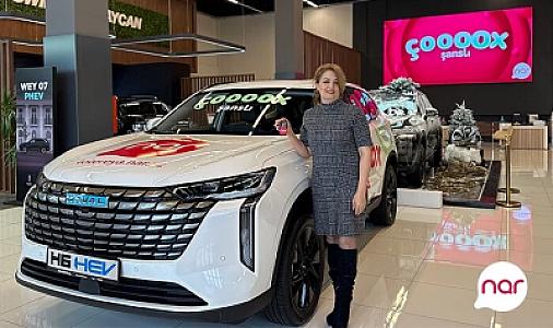 "Nar”ın “Çoox Şanslı” lotereyasında 7-ci avtomobil uduldu