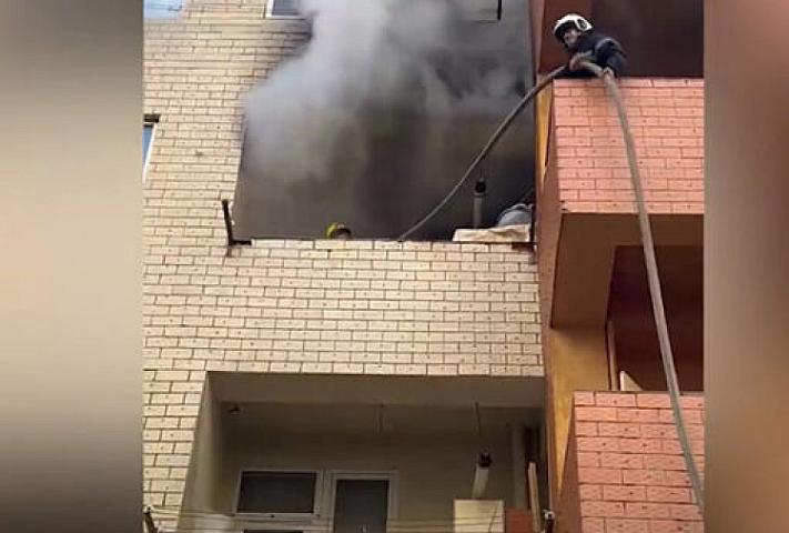 “Qobu Park”dakı yanğında 