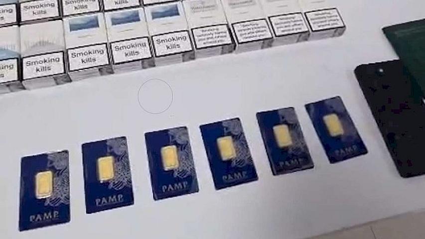 Mobil telefonda gizlədilən qızıl külçələr aşkarlandı - 