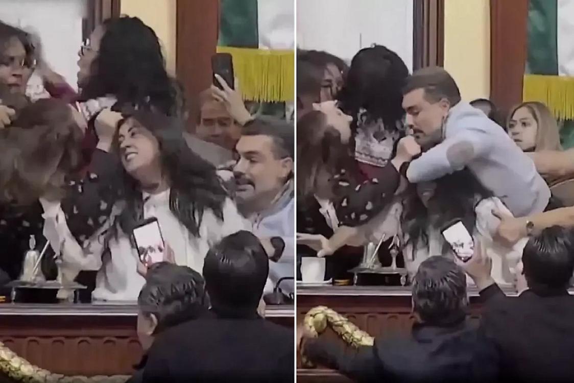 Meksika parlamentində qalmaqal - 