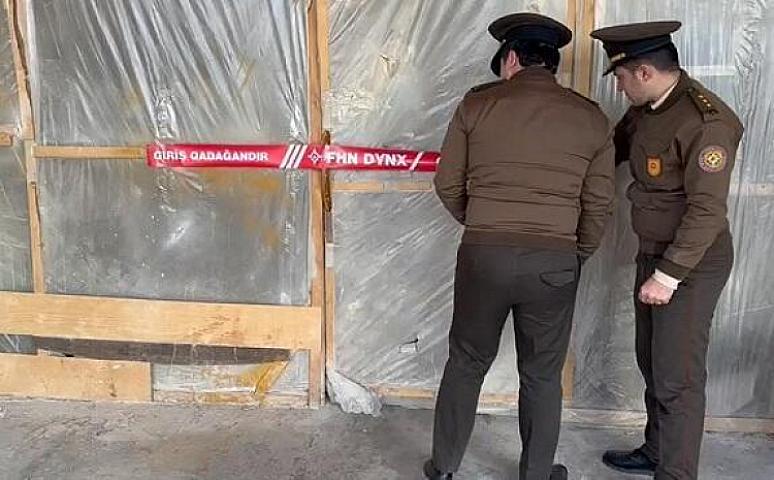 Masazırda mebel sexinin fəaliyyəti dayandırıldı - 