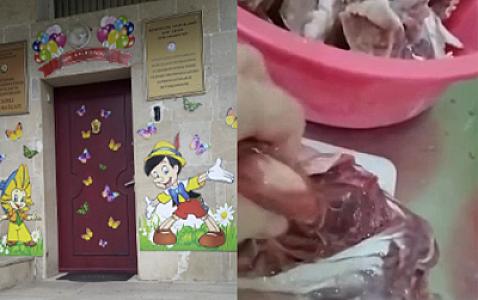 Bu bağçada uşaqlara keyfiyyətsiz ət verilir? - Video