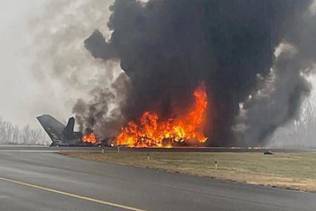 ABŞ-də biznes təyyarəsi qəzaya uğrayıb