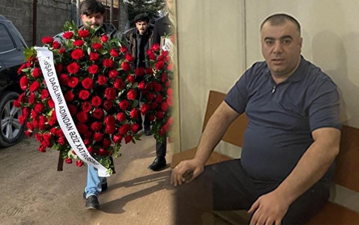 Rəşad Dağlı Kərimin dəfninə əklil göndərdi - 