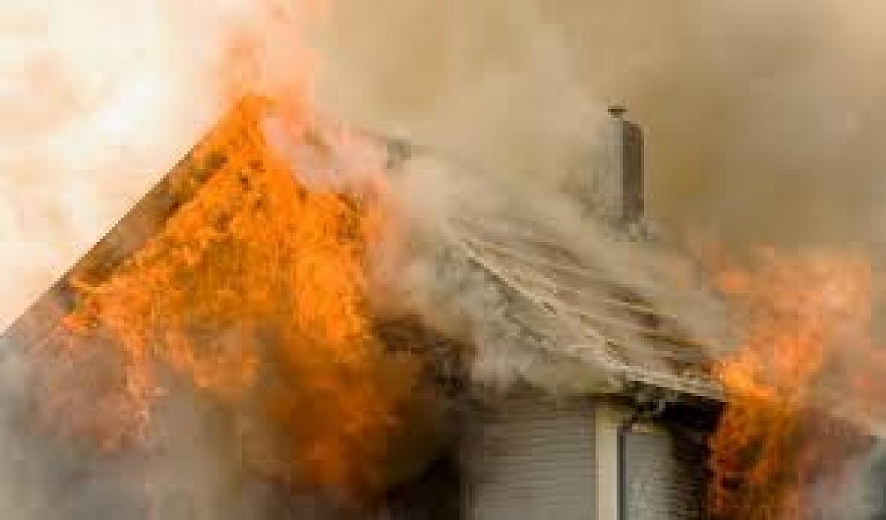 Bakıda evdə yanğın, 