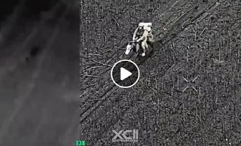 Rusiya əsgərləri at belində hücuma keçir – 