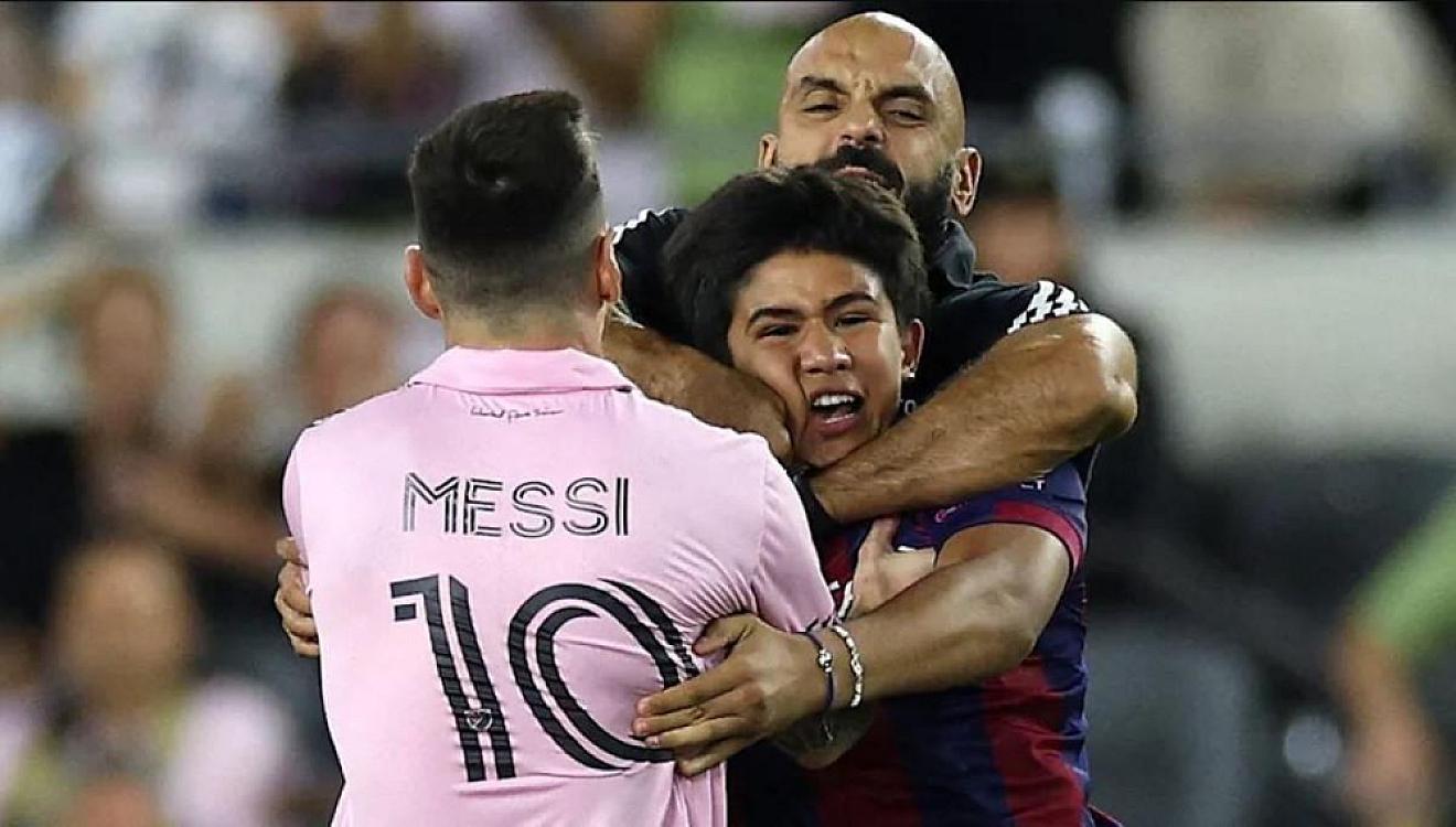 Messinin mühafizəçisinin məşqi GÜNDƏM OLDU - 