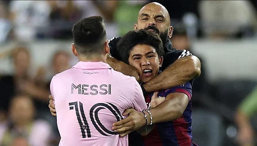 Messinin mühafizəçisinin məşqi GÜNDƏM OLDU - 