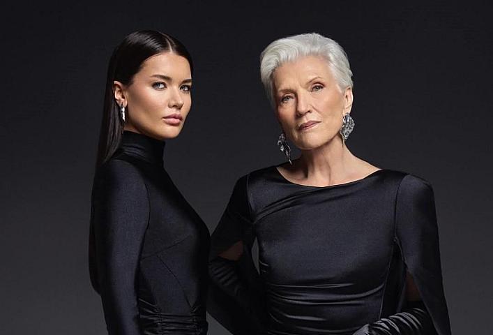 Azərbaycanlı model İlon Maskın anası ilə məşhur 