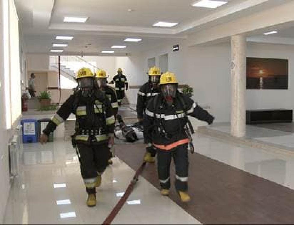 Orta məktəbdə yanğın oldu