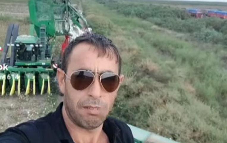 Faciəli şəkildə ölən kombaynçının 