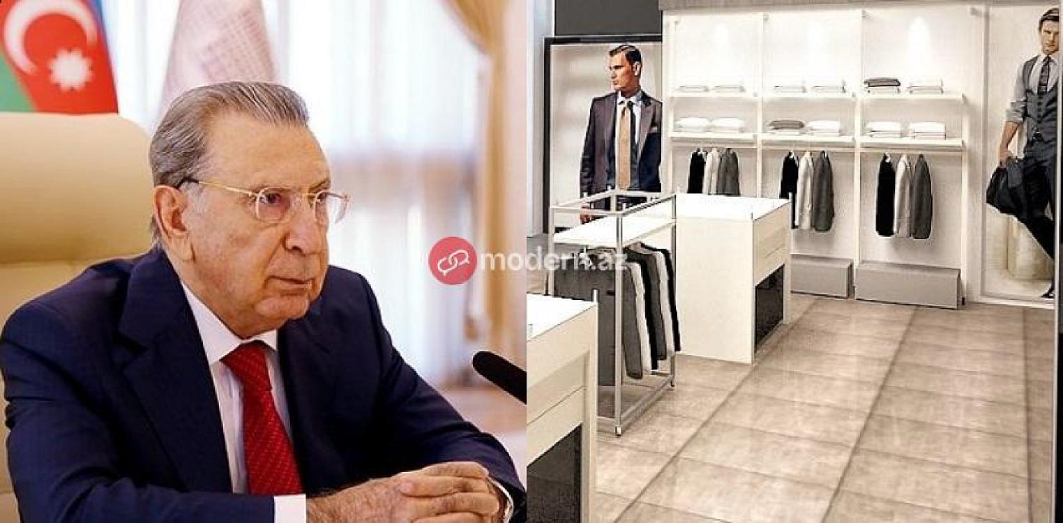 Ramiz Mehdiyev kostyumlarını buradan alırmış - 