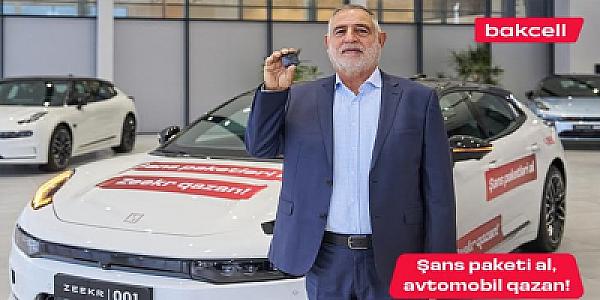 Bakcell lotereyasında 12-ci avtomobil uduldu!