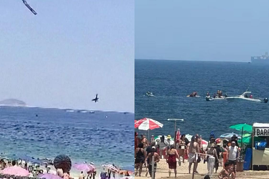 Təyyarə okeana düşdü