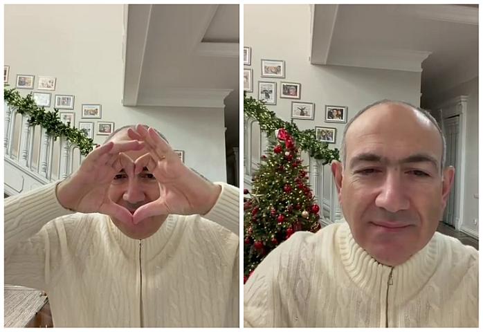 Paşinyan bu hərəkəti yenə etdi - VİDEO