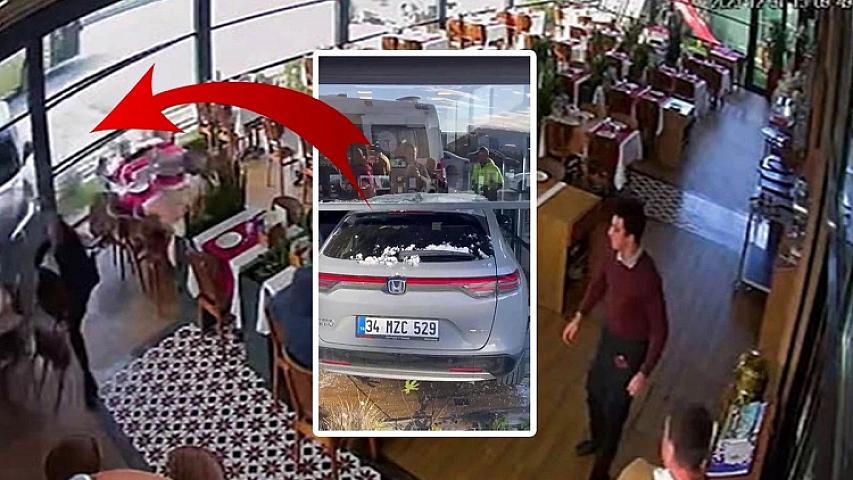 Tanınmış türkiyəli sənətçi avtomobili ilə restorana çırpıldı - 