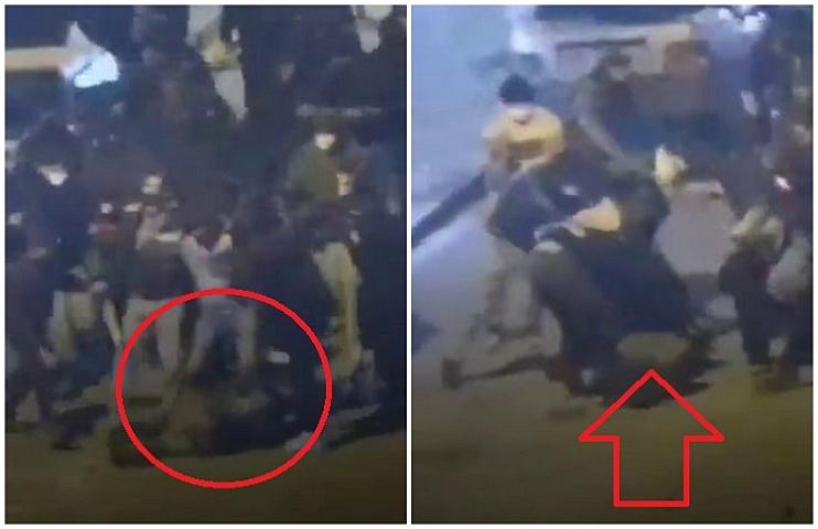 İranda etirazçılar təhlükəsizlik işçisini belə döydülər - 