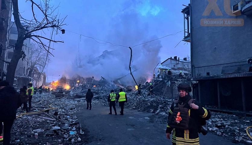 Rusiya Xarkovu “İskəndər”lə VURDU – İnsanlar dağıntılar altında qaldı - 