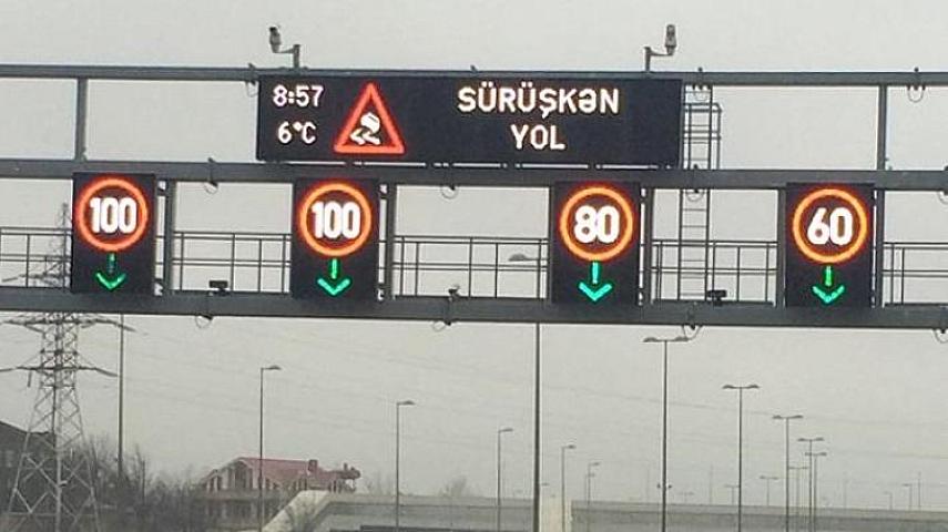 Bu yolda sürət həddi 