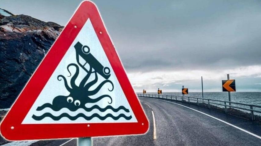 Dünyanın ən QƏRİBƏ yol nişanı və onun 