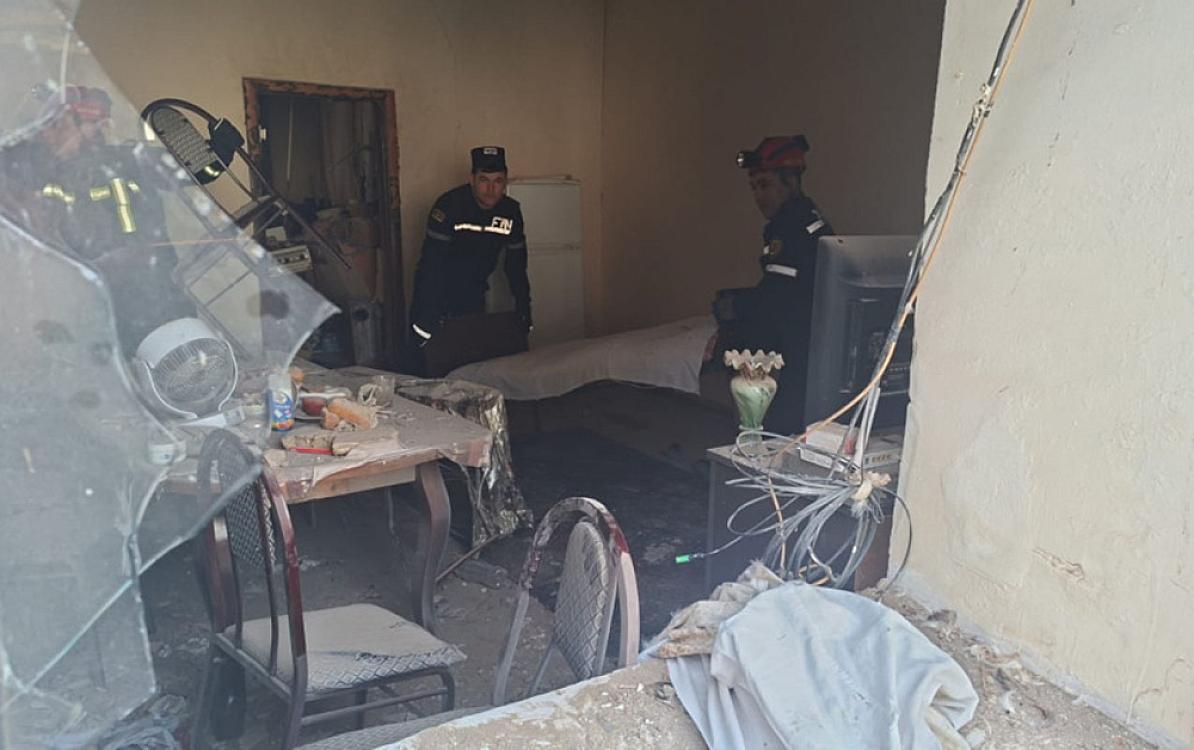 Qazaxda evdə partlayış - 