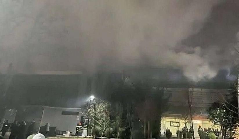 Tiflisdə ticarət mərkəzində güclü yanğın - 