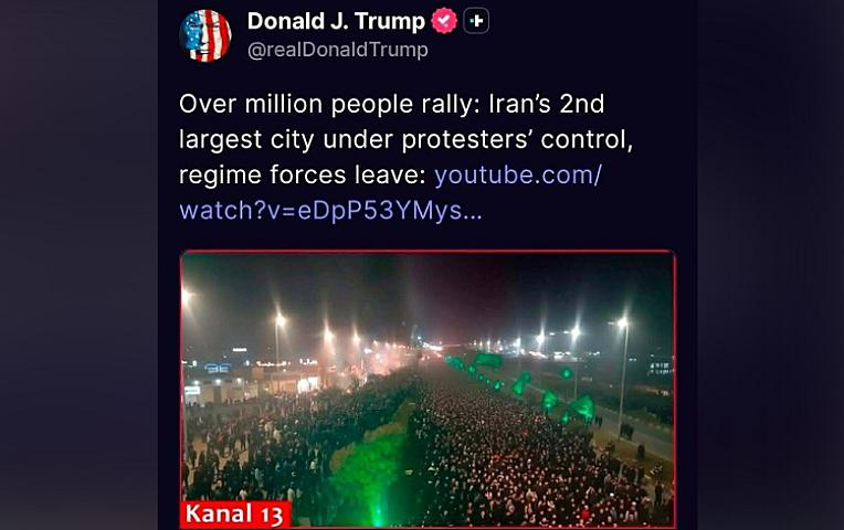 Tramp Azərbaycanın xəbər kanalından video 