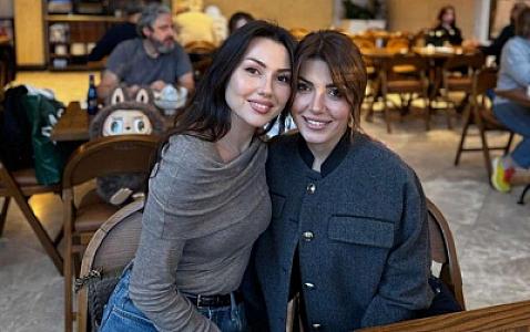 Cabir İmanovun xanımı ilə fotolar