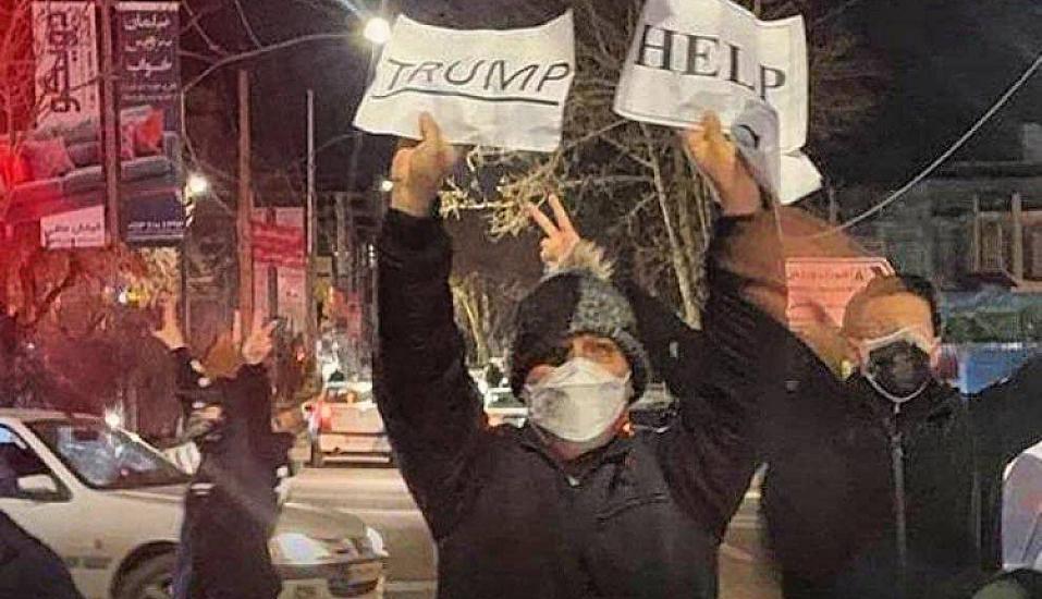 A call from the Iranian people: "Trump, help"