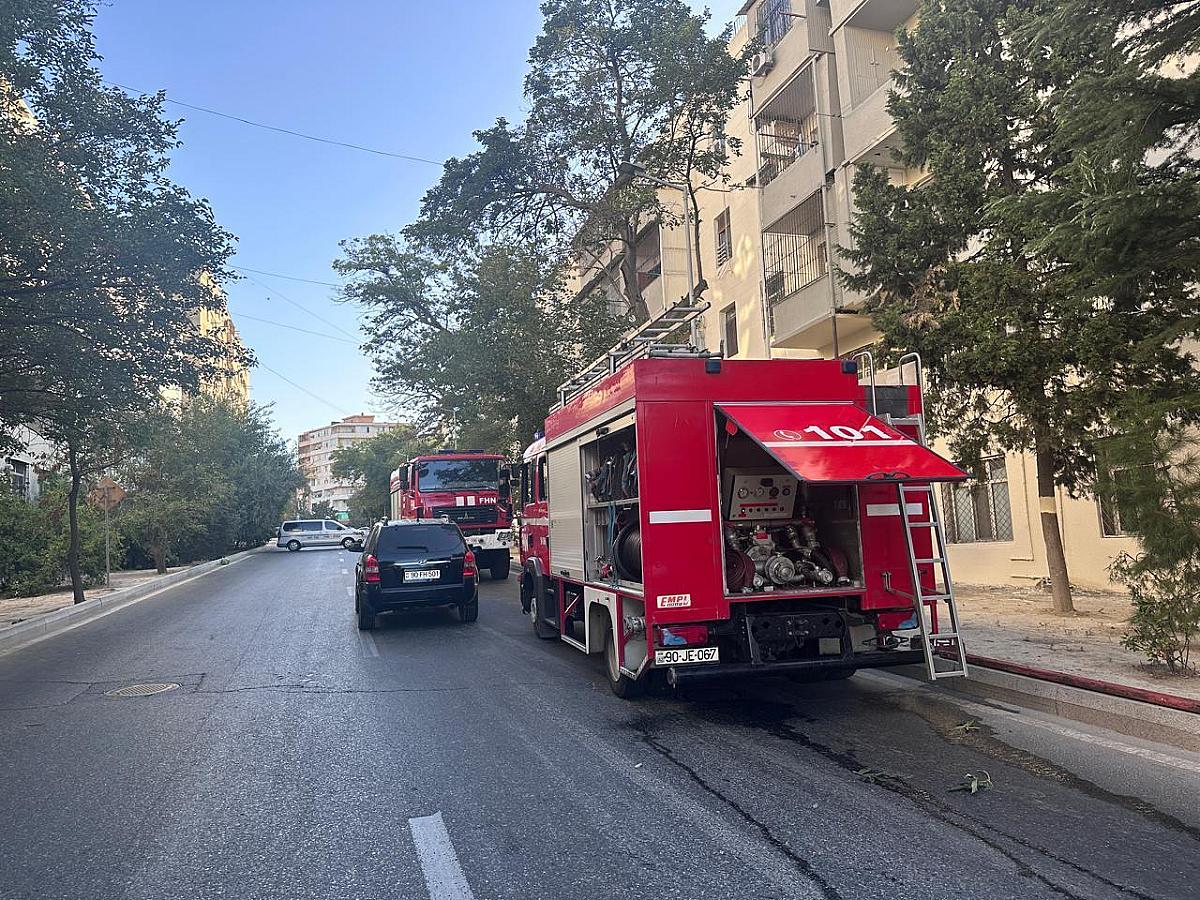 Bakıda PARTLAYIŞ - yaralı var - 