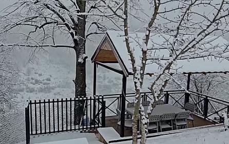 Kəlbəcərdən qar görüntüləri - 