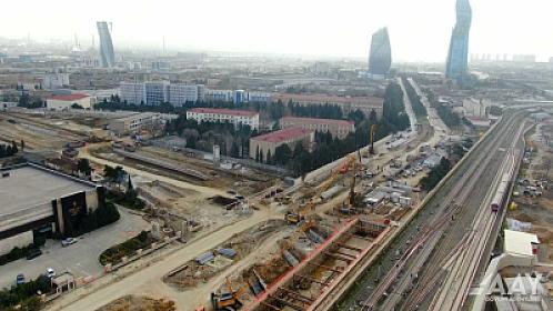 Bakıda yeni avtomobil yolu bu ərazidə layihələndirildi 